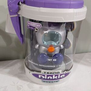Vintage 2001 Tekno Dinkie Robot Kou Kou-Kie Baby Bot Manley Quest Toy New In Box